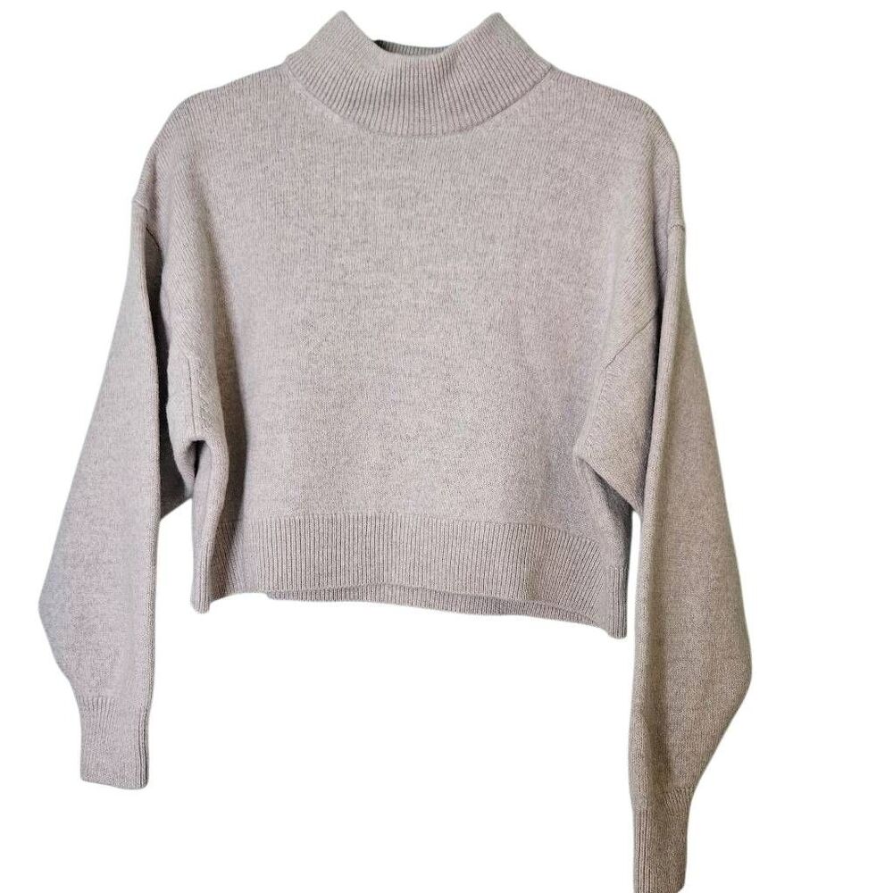 Wilfred Free wool cropped sweater, light gray. XL. #940